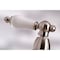 Kingston Brass KS3278PLBS Restoration 8" Bridge Kitchen Faucet W/Sprayer, Brushed Nkl KS3278PLBS - alternate 4